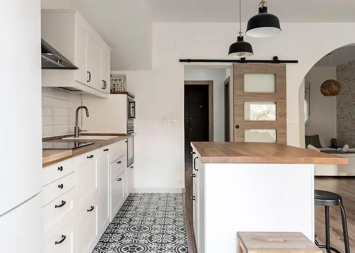 With A Large Patio Appartement